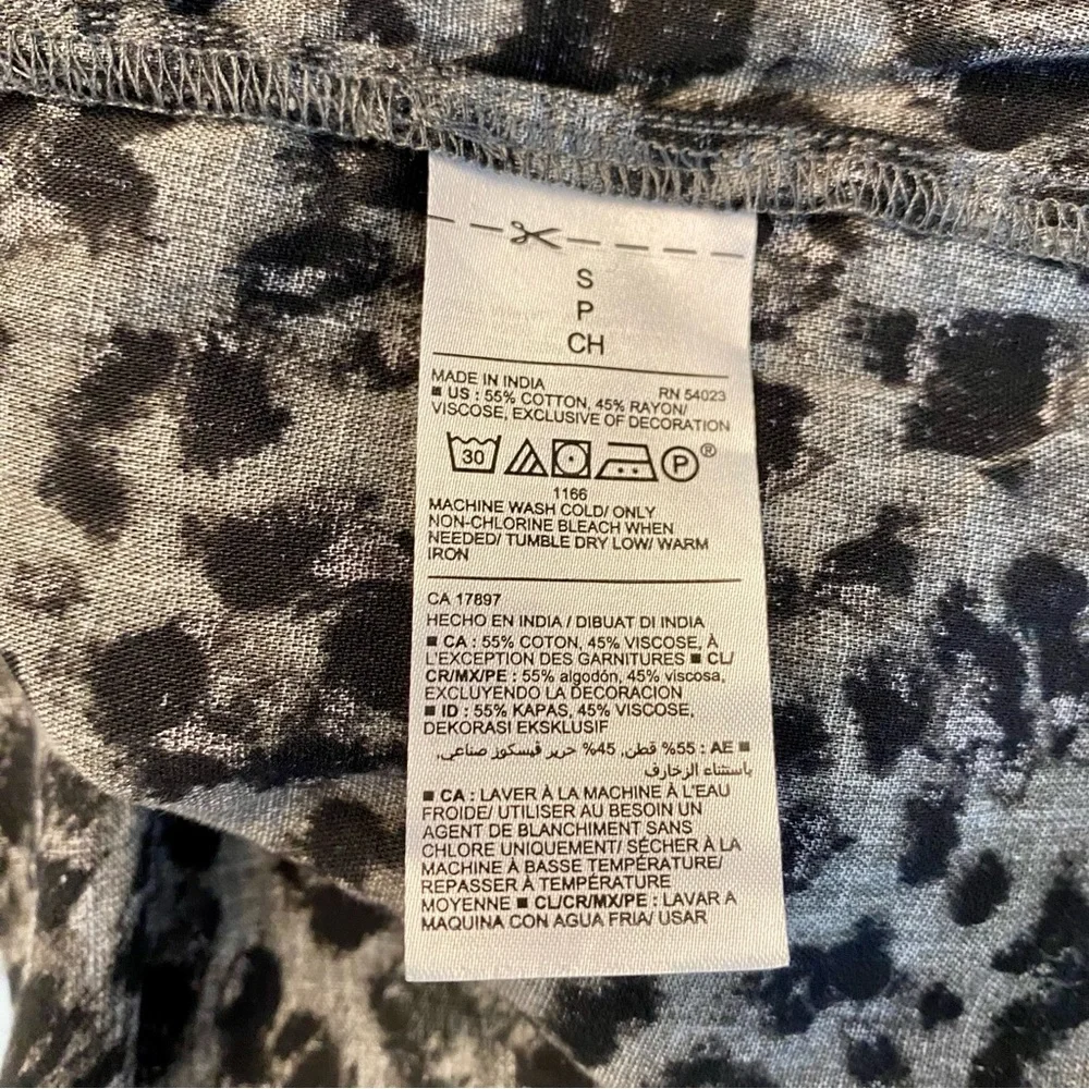 NEW WITHOUT TAGS Old Navy Gray Leopard Print Maxi Dress (NWOT) - Picture 7 of 7